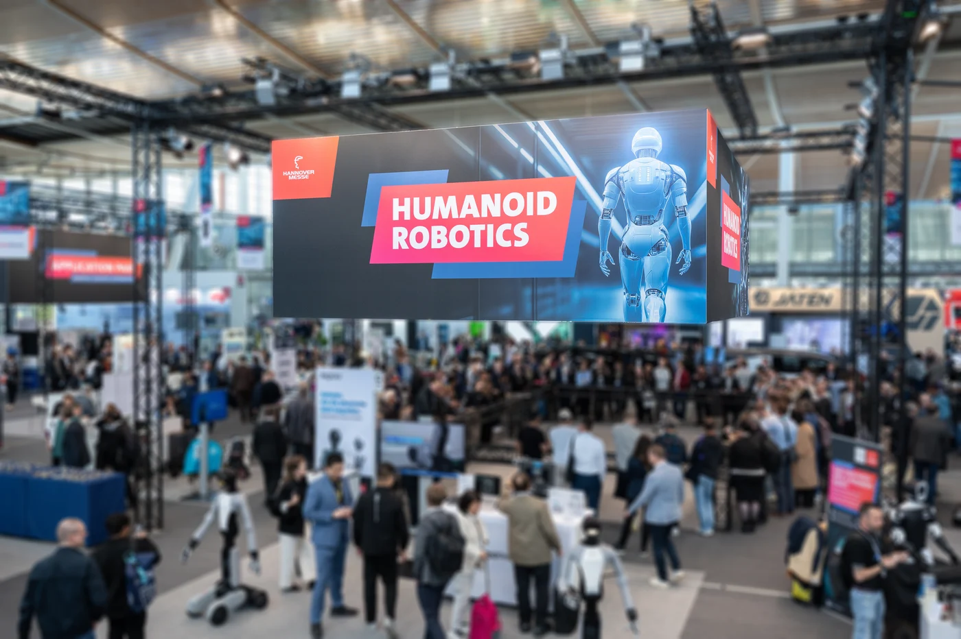 Hannover Messe — AI-assisted imagery, Humanoid Robotics
